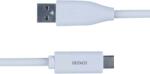 Deltaco USB-A apa - USB-C apa Adat- és töltőkábel 1.5m - Fehér (USBC-1010M) (USBC-1010M)