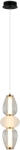 Italux PND-74937-3-BK LED mennyezeti függőlámpa Gastel | 16W LED | 1000lm | 3000K
