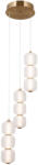 Italux PND-34362-9-HBR-OPAL LED mennyezeti függőlámpa Ganti | 20W LED | 2170lm | 3000K