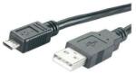 MediaRange USB-Kabel f. Smartphones (USB/MicroUSB)1.2m, black (MRCS138) (MRCS138) (MRCS138)