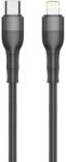 2GO USB Lade-/Datenkabel Type C - Lightning Nylon 1m sw (797307) (797307) (797307)