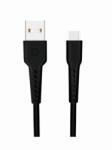 SWISSTEN 71505530 Basic USB Type-A apa - USB Type-C apa Adat és töltő kábel - Fekete (1m) (SW-BA-TYPC-1M-BK) (SW-BA-TYPC-1M-BK)