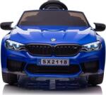 LEAN Toys BMW M5 DRIFT 24 V Elektromos Kisautó 9591 - 2x200 W, 2.4 GHz, Szülői Távirányítóval, Nyitható Ajtóval, EVA Kerekekkel, Kék (9591) (9591)