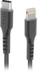 SBS USB-C apa - Lightning apa Adat- és töltőkábel 1m - Fekete (TECABLELIGTC1K) (TECABLELIGTC1K)