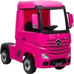 Mercedes Actros 12 V 4 Motoros 4x45 W Elektromos Kisautó 5241 - 2.4 GHz, Szülői Távirányítóval, Nyitható Ajtóval, EVA Kerekekkel, Rózsaszín (5241) (5241)