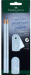 Faber-Castell Sparkle "HB" Grafitceruza szett radírral és hegyezővel - Kék (4 db / csomag) (218471) (218471)