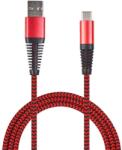 2GO USB Lade-/Datenkabel USB Type-C 3.1 Nylon 1m rot (795947) (795947) (795947)