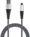 2GO USB Lade-/Datenkabel USB-A - Micro-USB 1m Nylon silber (795951) (795951) (795951)