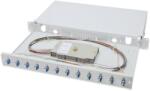 ASSMANN FO splice box, 1U, equipped, 12x LC DX, OS2 (DN-96331/9) (DN-96331/9)