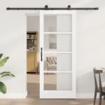 vidaXL Csúszó Ajtó Készlet 'ORKDAL'Fehér 83x202 cm (3332138)