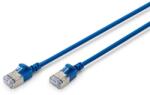 ASSMANN F/FTP CAT 6A RJ45 Patch kábel 2m - Kék (DK-1632-A-020S-B) (DK-1632-A-020S-B)