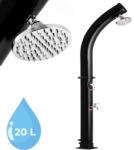 Monzana BOW napelemes zuhanyzó, 20l, fekete Monzana