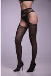 Christine Suspender pantyhose Tula - Black
