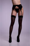 Christine Suspender stockings anti-ladder Glorious - black