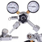 Technic Reductor Dioxid de Carbon cu Supapă de Siguranță pentru Apă, Bere, Vin și Cidru - Model 2082 (TF2-30132)