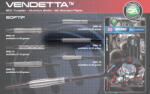 Winmau Dart szett Winmau soft Vendetta 80% 18g gravírozással
