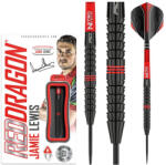 Red Dragon Dart szett Red Dragon steel Jamie Lewis 25g 90% gravírozással