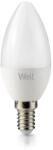 Well Bec led tip lumanare C37 E14 6W 230V lumina rece 6500K 670lm Well (LEDLC-C376E14-E-WL)