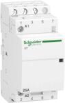 SCHNEIDER Contactor modular, Ict, 3 Poli, 3ND, 3 contacte normal deschise, 25A, Bobina 220, 240 V C. A. , Schneider, A9C20833 (A9C20833)