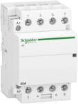 SCHNEIDER Contactor modular, Ict, 4 Poli, 4ND, 4 contacte normal deschise, 40A, Bobina 220, 240 V C. A. , Schneider, A9C20844 (A9C20844)