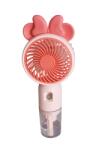  Akkus kézi ventilátor párásítóval [Szín: rózsaszín] (SM870CP)