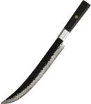HARAHU Cuțit de bucătărie damasc YU-37441 - Slicer / Maro KP37441