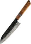 HARAHU Cuțit de bucătărie damasc ZE-37430 - Santoku / Maro KP37430