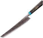  ZE-37412 damaszk konyhakés - Slicer/Barna/Kék