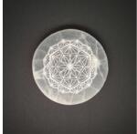 R. M. ékszer Ásványok Szelenit korong mandala 8cm (109309)