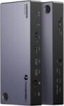 UGREEN - Dokkoló állomás 13 az 1-ben, Triple Display, 8K@30Hz, Thunderbolt HUB, Ethernet, HDMI 2.1, DP 1.4, 60W - Szürke - 25085EU (25085EU)
