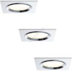Paulmann 92695 - Комплект 3xLED/8W регулируеми вградени лампи DICE 230V (W0652)
