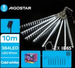Aigostar - LED соларна гирлянда 384xLED/13m IP65 студено бяла (AI1209)
