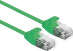 Roline 21.15. 3935 RJ45 Hálózati kábel, patchkábel CAT 6A U/UTP 2.00 m Zöld Árnyékolatlan, Halogénmentes, Lángálló 1 db (21.15. 3935) (21.15.3935)