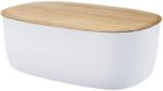 RIG-TIG Кутия за хляб BOX-IT 34 cm, бял, пластмаса / бамбук, RIG-TIG (RIGZ003601)