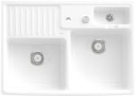 Villeroy & Boch Double-Bowl kerámia mosogató 89.5x63 cm fehér 632392R1