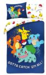 Halentex Pokemon ágyneműhuzat szett - Gotta Catch Em All - kék