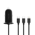 MNC 4in1 Car Cigar Adapter Black