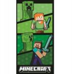 Halantex Minecraft strandtörölköző, fürdőlepedő - Creeper, Alex és Steve