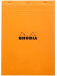  Blocnotes A4, capsat, 80 file, N°18, Rhodia Basic, orange