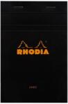  Blocnotes 11 x 7 cm, capsat, 80 file, N°14, Rhodia Basic, black, matematica