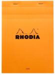  Blocnotes A5, capsat, 80 file, N°16, Rhodia Basic, orange, matematica