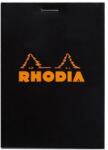  Blocnotes 8, 5 x 12 cm, capsat, 80 file, N°12, Rhodia Basic, negru