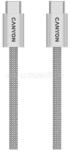 CANYON cable OnWire 60MG C-C 60W Magnet Braided 1m Light Grey (CND-CCMG60AB15LG) (CND-CCMG60AB15LG)