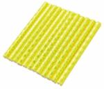 AVEX Set 12 ornamente din material reflectorizant pentru spite bicicleta, culoare galben