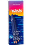  Színes ceruza, jumbo háromszög, NEBULO kék, (JKCTR1)