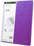 Leitz Spirálfüzet A4, 80lap, kockás Leitz Wow lila (46380062)