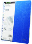 Leitz Spirálfüzet A4, 80lap kockás Leitz Wow kék (46380036)