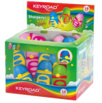 Keyroad Hegyező 1 lyukú tartályos, fedeles, multifunkciós 18 db/display Keyroad Duo Sharpy vegyes színek (KR971606) - nyomtass-olcson