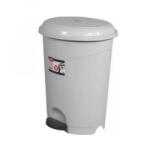 Üçtem-Plas Szemetes kuka pedálos műanyag 50 literes szürke (UP130) (UP130)