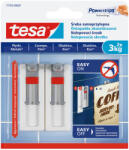tesa Akasztócsavar öntapadó, állítható, sima felületekhez 3 kg teherbírású 2 darab/bliszter Tesa Powerstrips (777650000700) - nyomtass-olcson